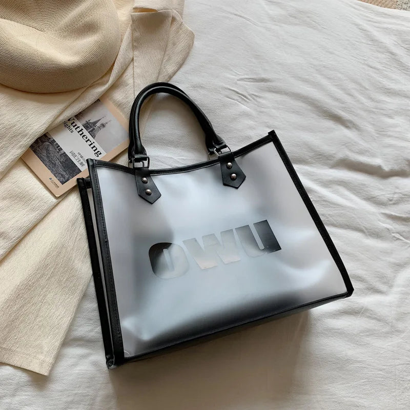 Clear Tote With Handle
