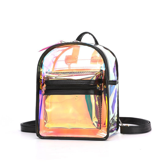 Holographic Clear Backpack