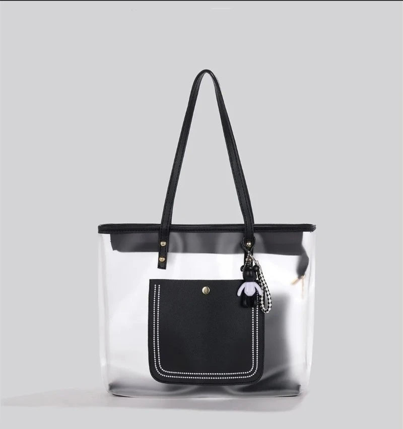 Large Clear PVC Tote Bag