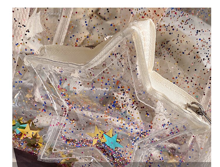 Clear Confetti Backpack