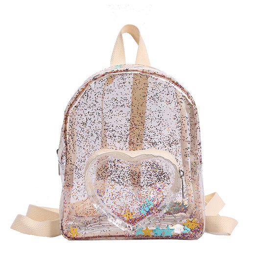 Clear Confetti Backpack