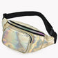 Clear holographic fanny pack golden