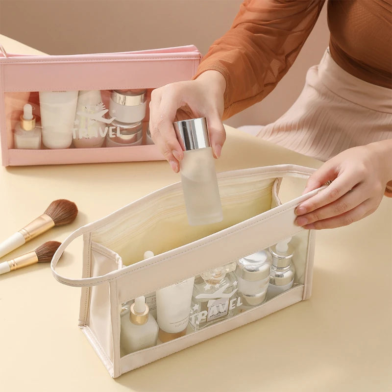 Small clear makeup bag