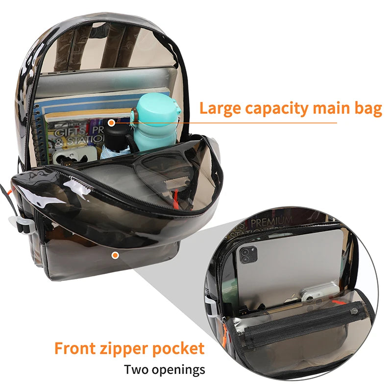 Clear backpack heavy duty