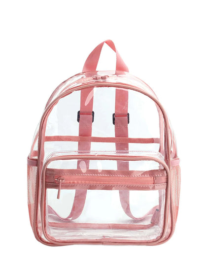 Clear Pink Mini Backpack
