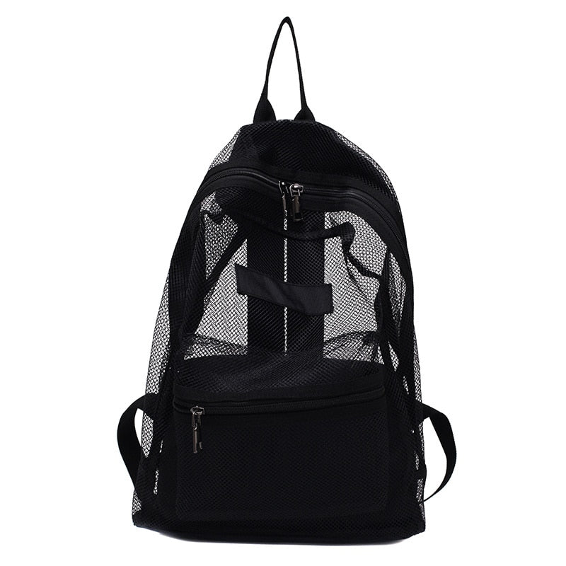 Transparent Mesh Backpack