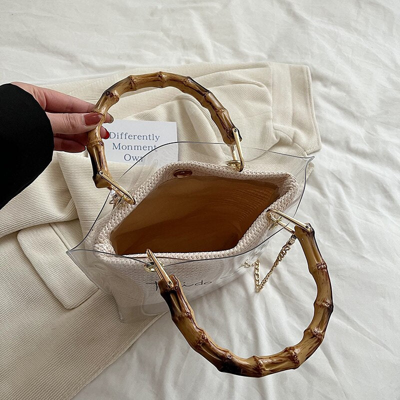 Clear Chain Tote Bag