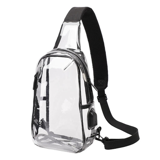 Large Sling Transparent Backpack