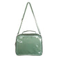 Clear square purse green