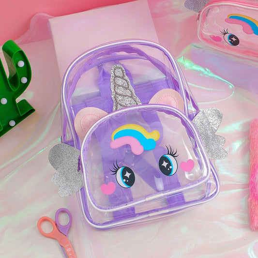Clear Backpack Unicorn