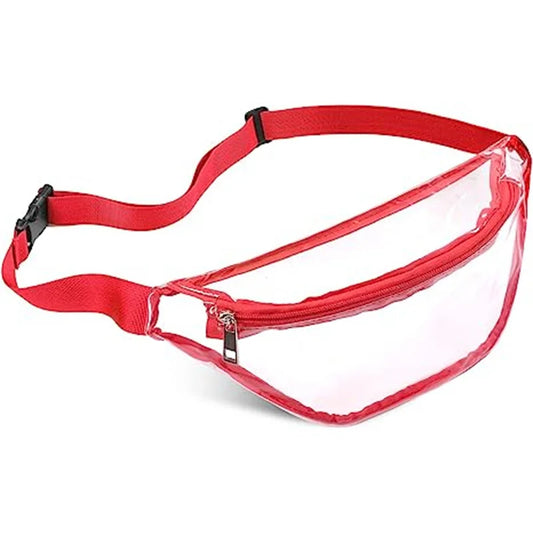 Clear colored fanny pack