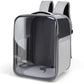 Grey See Through Pet Carrier
