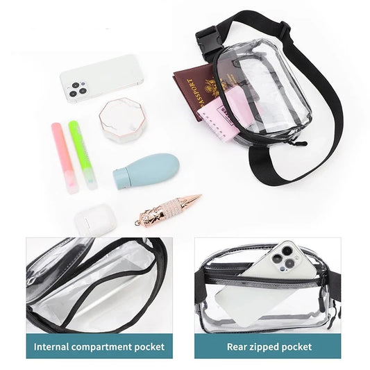 Clear fanny pack for concerts