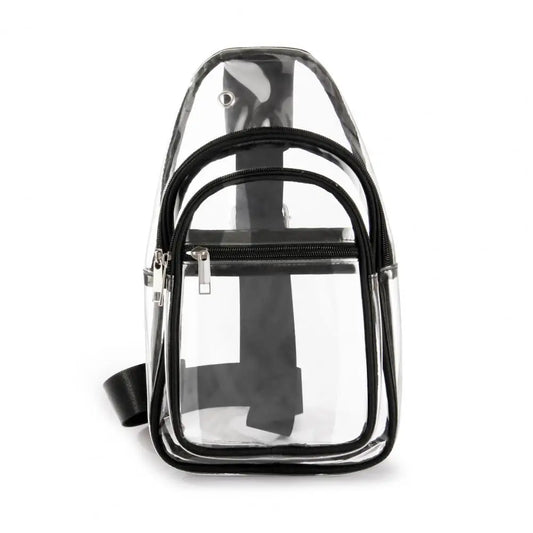 Transparent crossbody sling bag