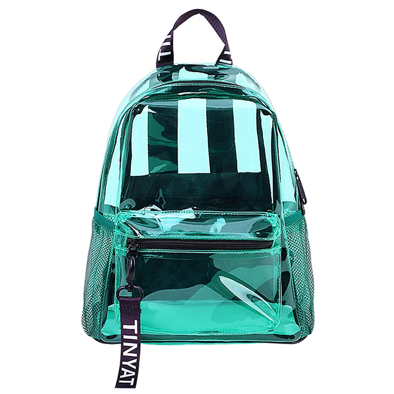 44354611282069Clear backpack stadium approved green