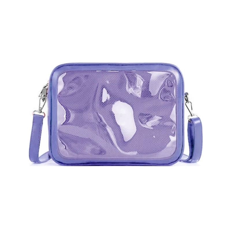r plastic bag purse purple