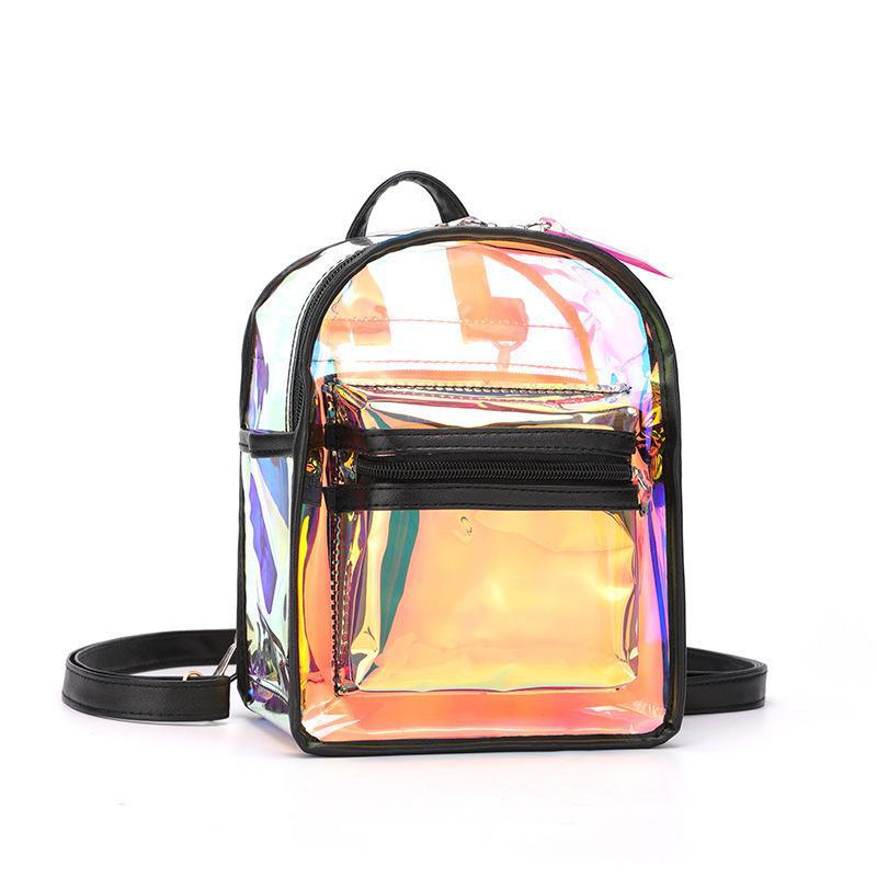 Holographic Clear Backpack
