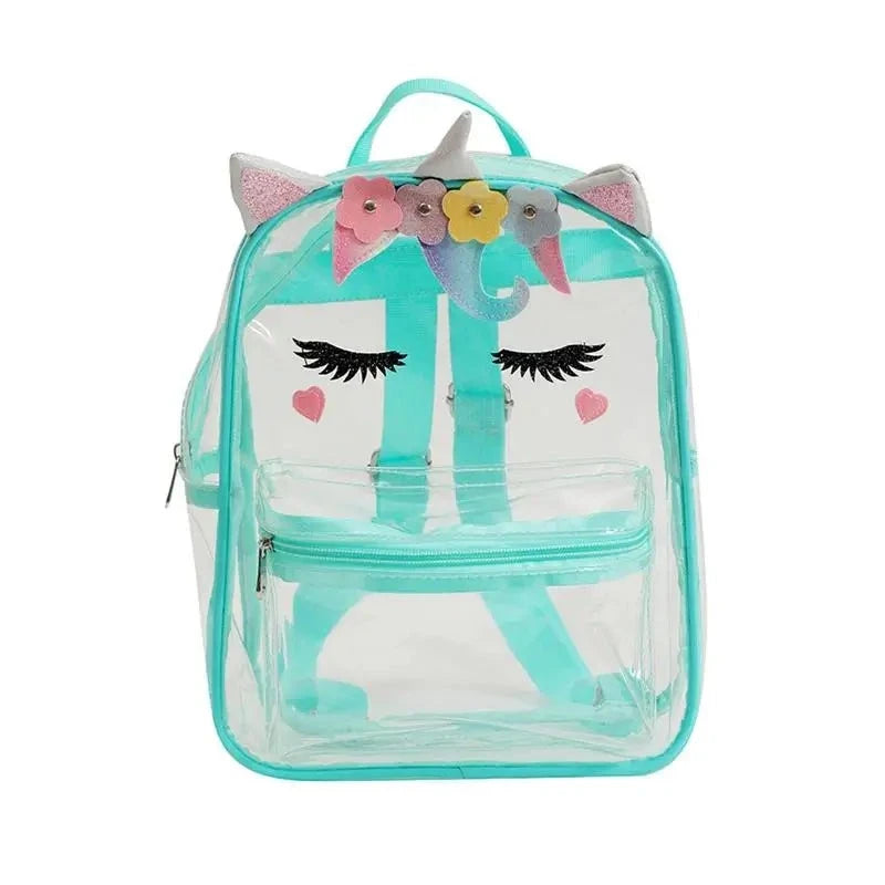 Unicorn clear backpack