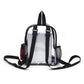 Black Clear Mini Backpack