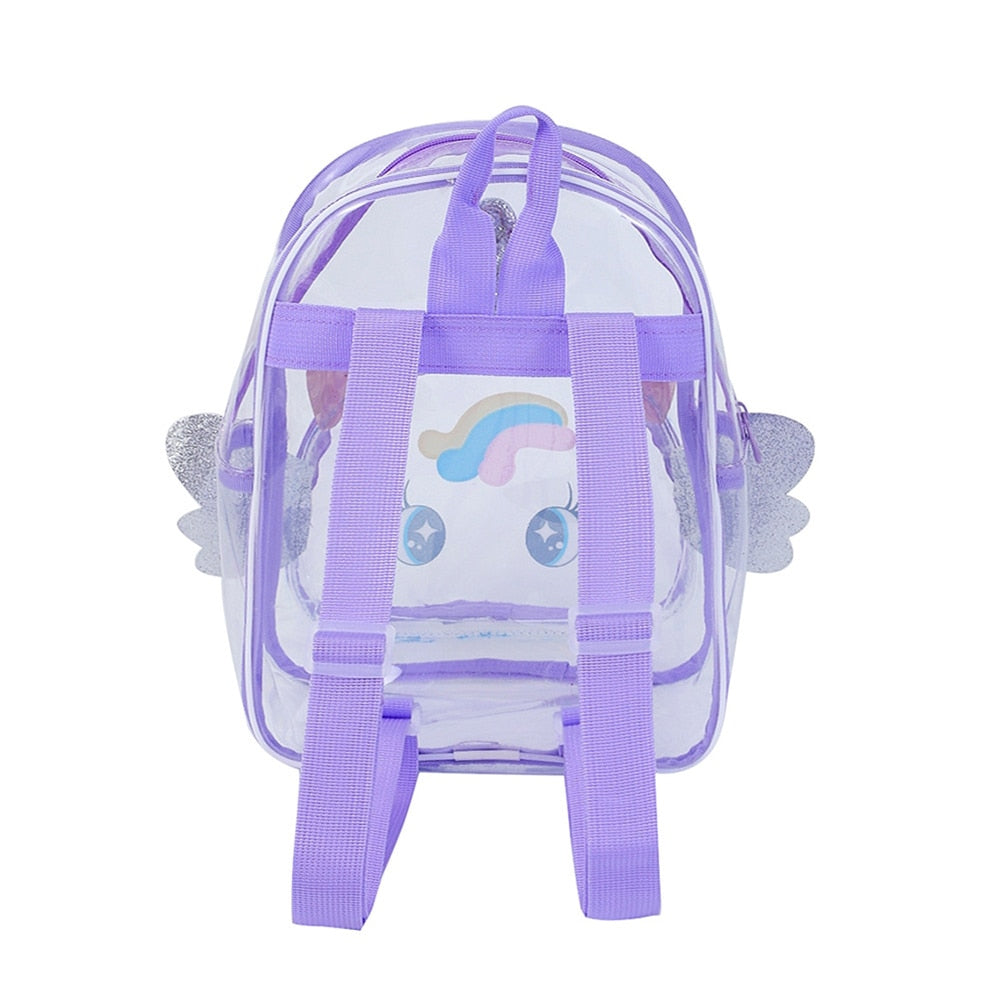 Clear Backpack Unicorn