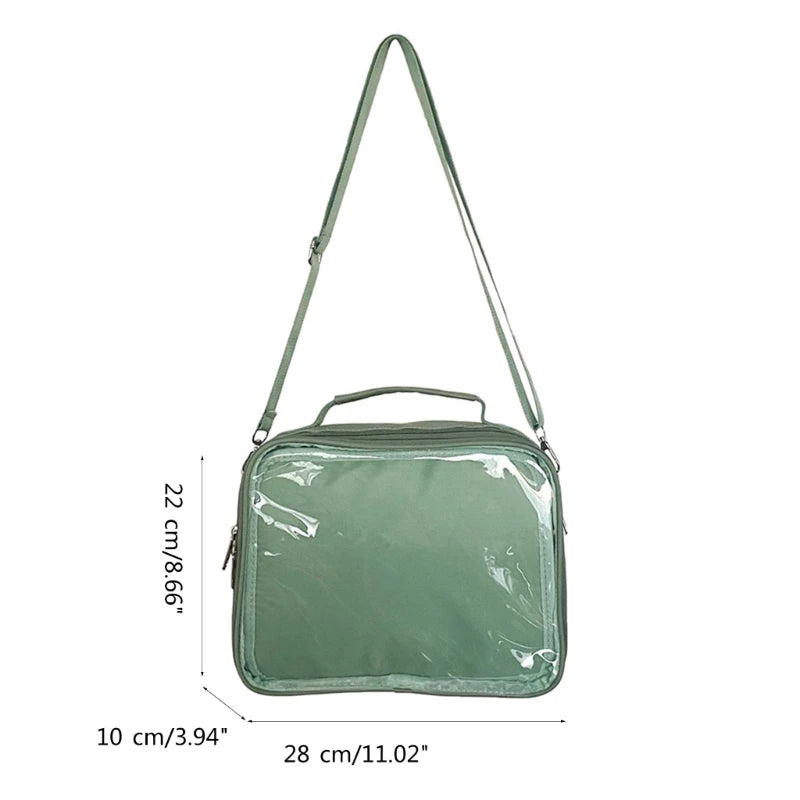 Clear square purse