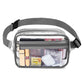 Clear plastic fanny pack grey