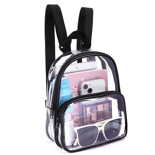 Clear backpack for stadium