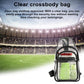 Clear crossbody sling bag