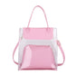 Clear small purse pink