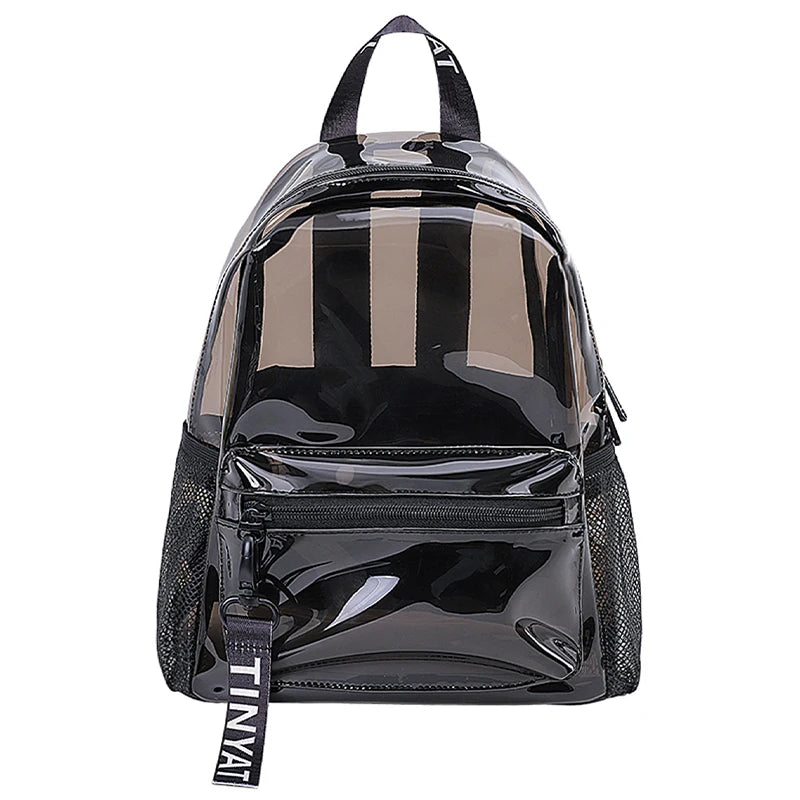 Clear backpack stadium approved black