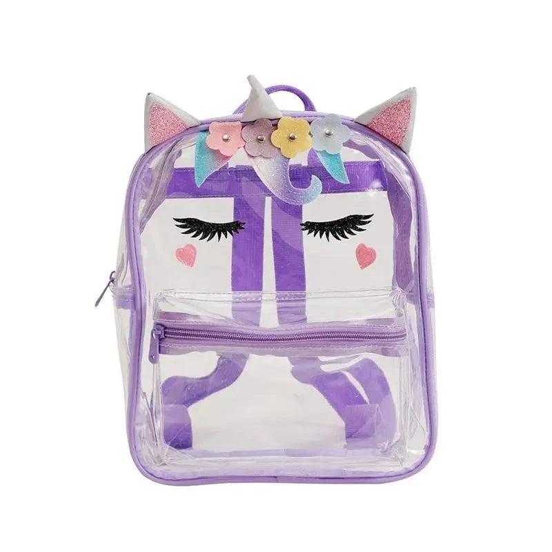 Unicorn clear backpack