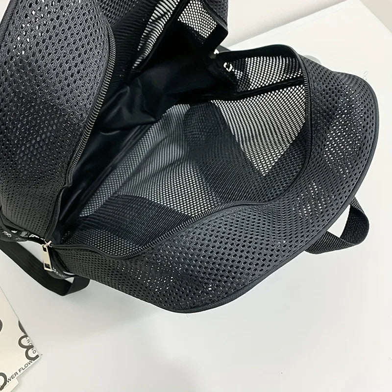 Mesh See Through Backpack