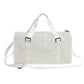 White Large Clear Duffle Bag