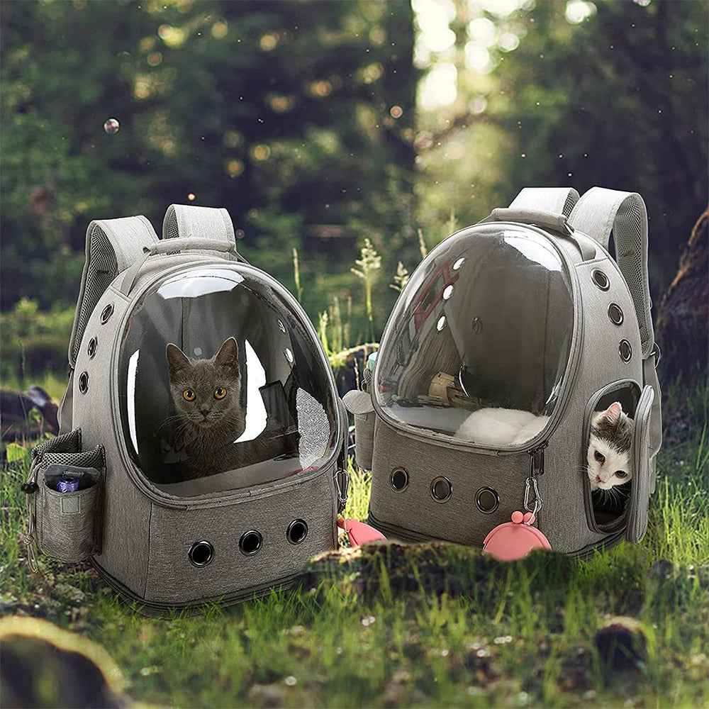 Cat Backpack With Clear Bubble