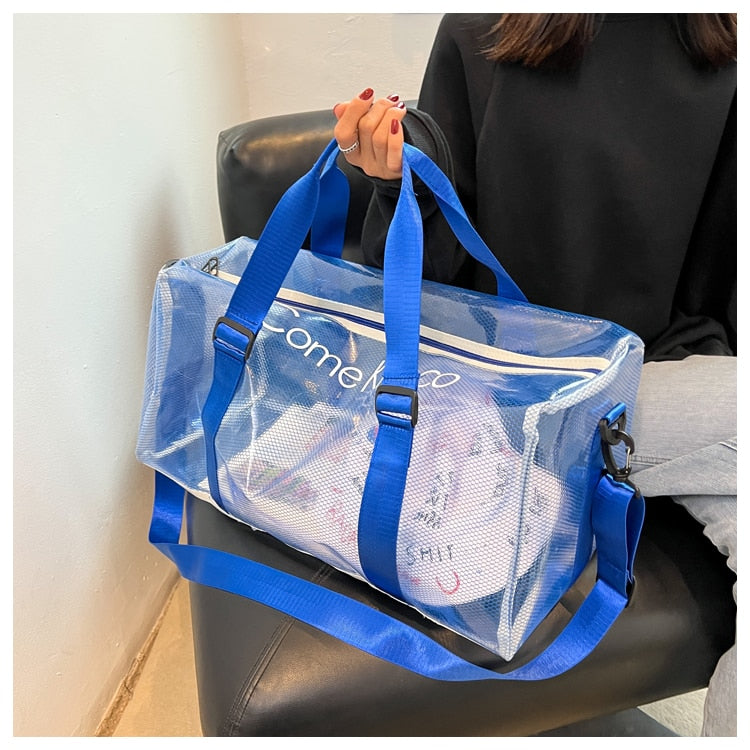 Flipkartcom  okji enterprises Clear Backpack Transparent Swimming Travel Duffle  Bag for Boys and Girls by Waterproof Multipurpose Bag  Multipurpose Bag