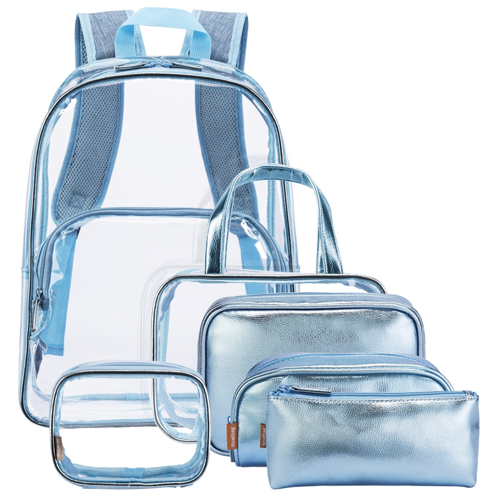 Clear Rolling Backpack