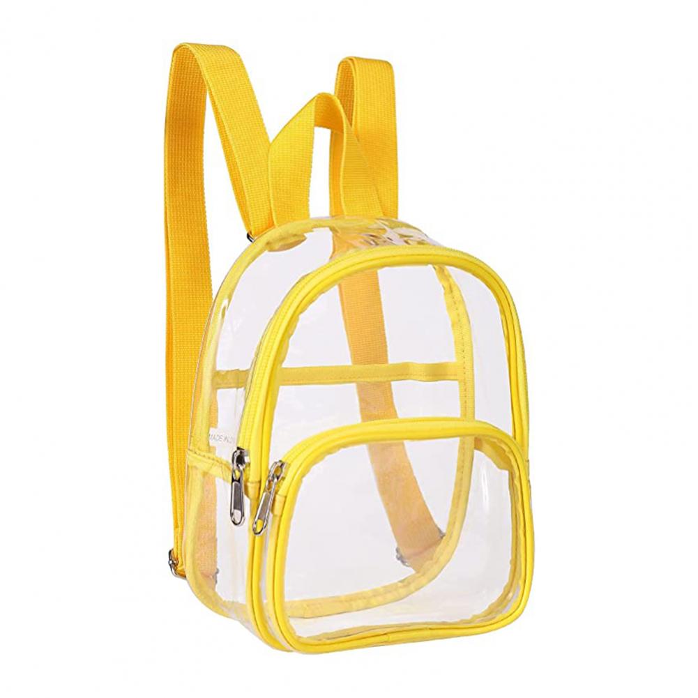 Yellow Transparent Backpack