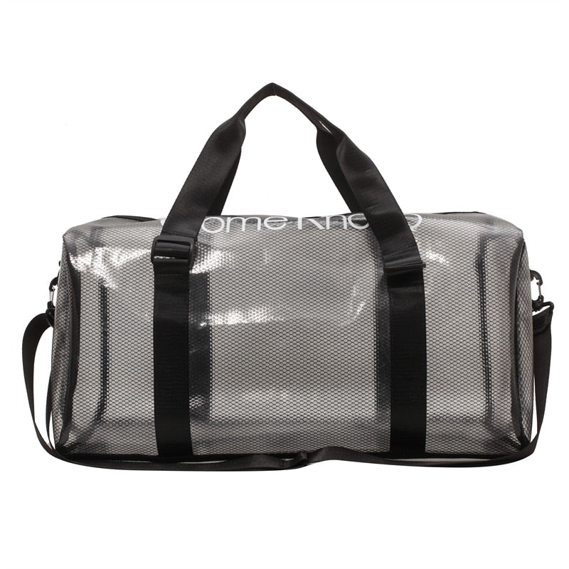 Black Clear Duffle Bag