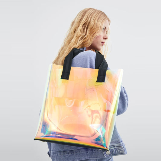 Holographic Transparent Tote Bag