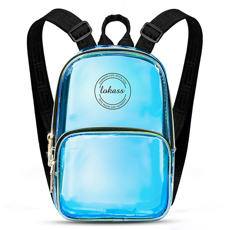 Holographic See Through Backpack