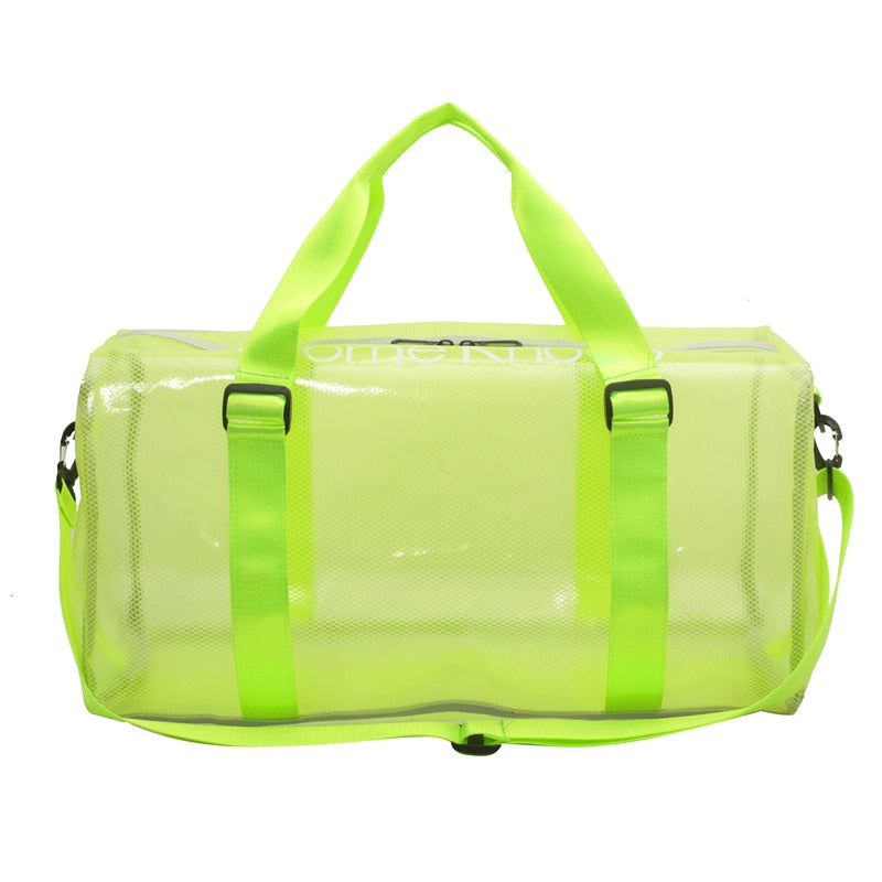 Green Clear Gym Bag