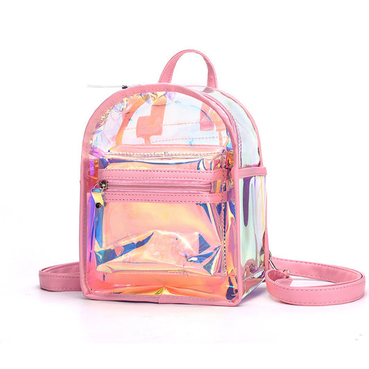 Pink Clear Backpack Small