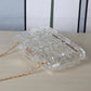 clear gold chain Clutch Bag