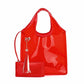 Red Colored Clear Tote Bag