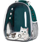 Green Clear Cat Backpack