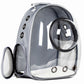Gray Clear Bubble Cat Backpack